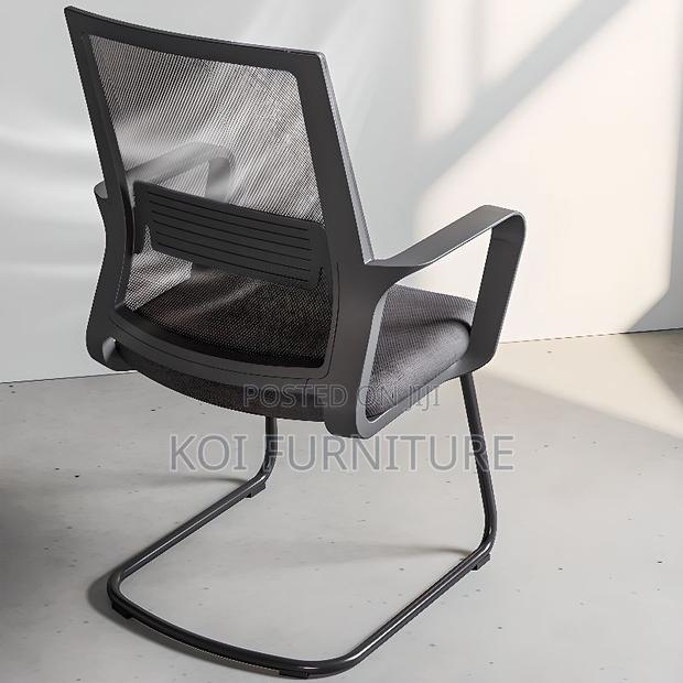 Office Chairs; Mesh Office Visitor Sled Base Seat - thumbnail 5