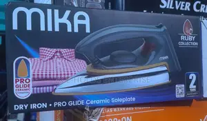 Premium Mika - Pro Glide Ceramic Soleplate Dry Iron Box