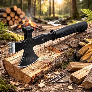 3-in-1 Axe 350 Mm With Splitting Axe Hammer Nail Iron Crowbar