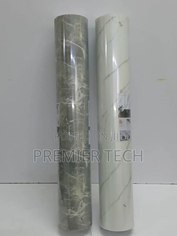 *Adhesive Marble Wall Paper Roll*