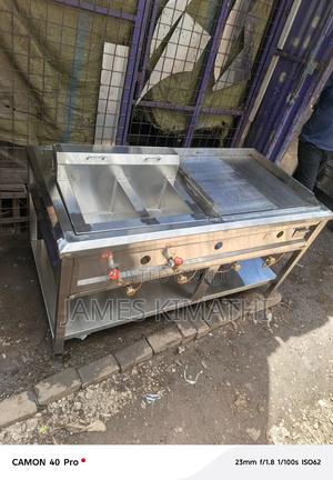 Stainless Steel Griddle and Fryer
