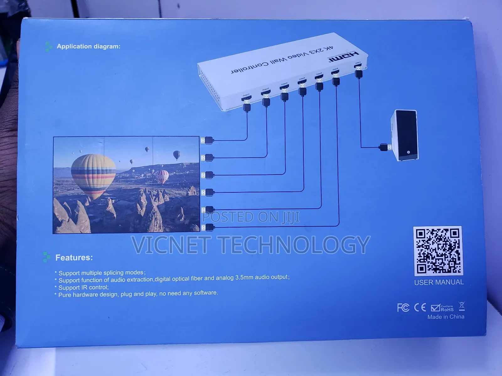 Hdmi 2×3 Video Wall Controller
