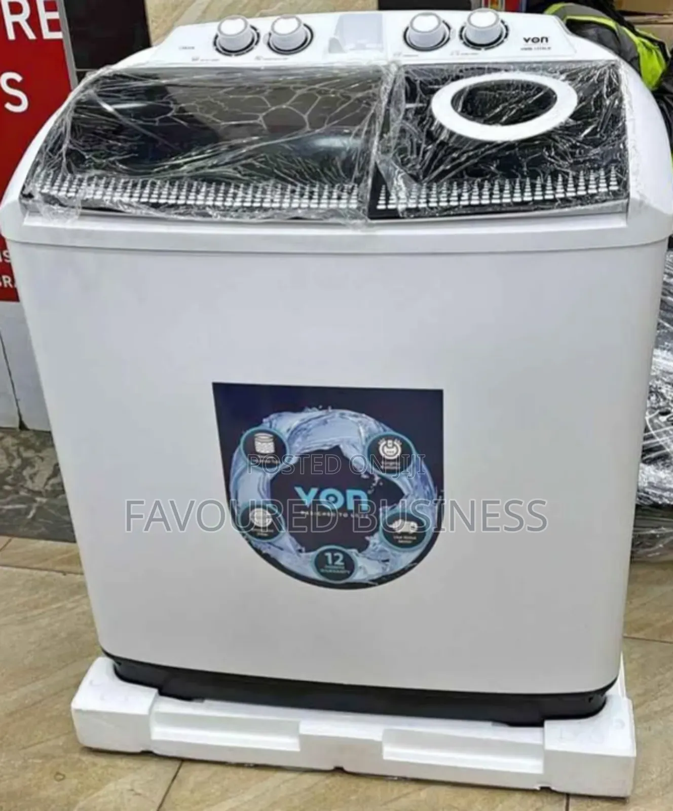 New Available Von 13kg Twin Tube Semi Automatic Washing Machine