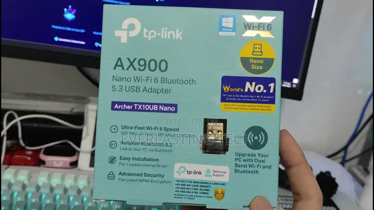 Tp-Link Ax900 Nano Wireless Wi-Fi 6 Bluetooth 5.3 Usb Adapter