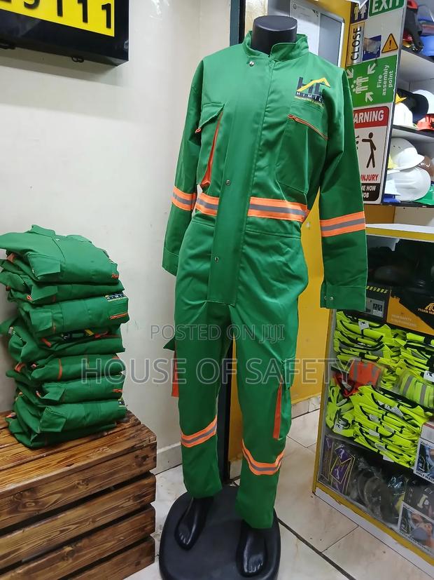 Kenyagreen Reflective Cargo Overall With Back Elastic