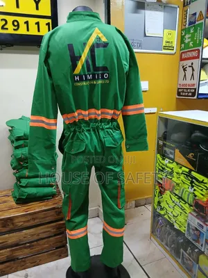 Kenyagreen Reflective Cargo Overall With Back Elastic