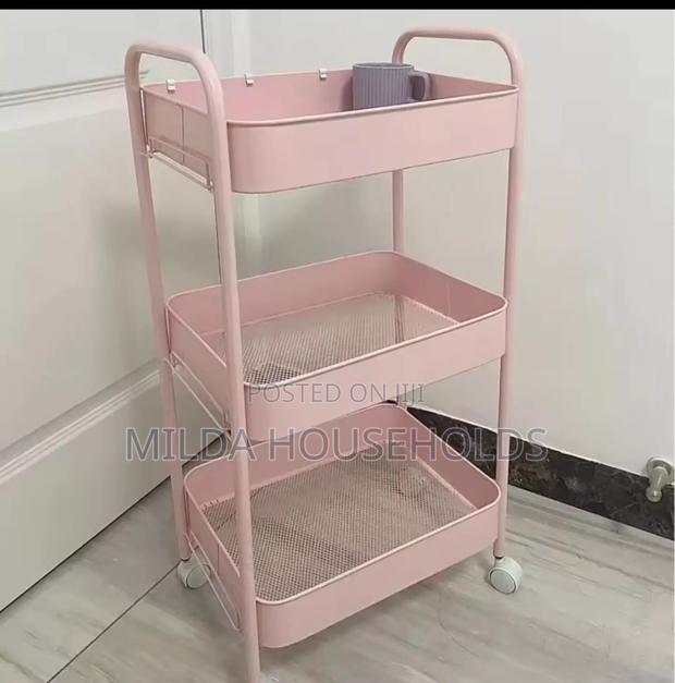 3 Tier Multifunctional Storage Trolley. - thumbnail 2