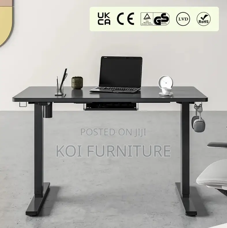 Office Desk; 1200mm Premium Stable Adjustable Height Desk