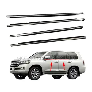 Toyota Landcruiser 200 Series Chrome Weather Strips Rubber Moulding
