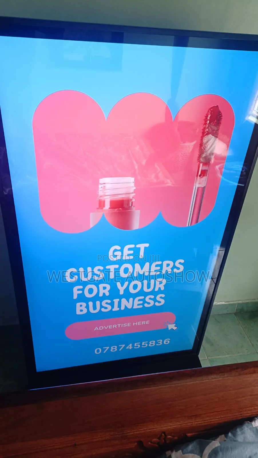 Advertising Screen 85" Frameless Digital Display