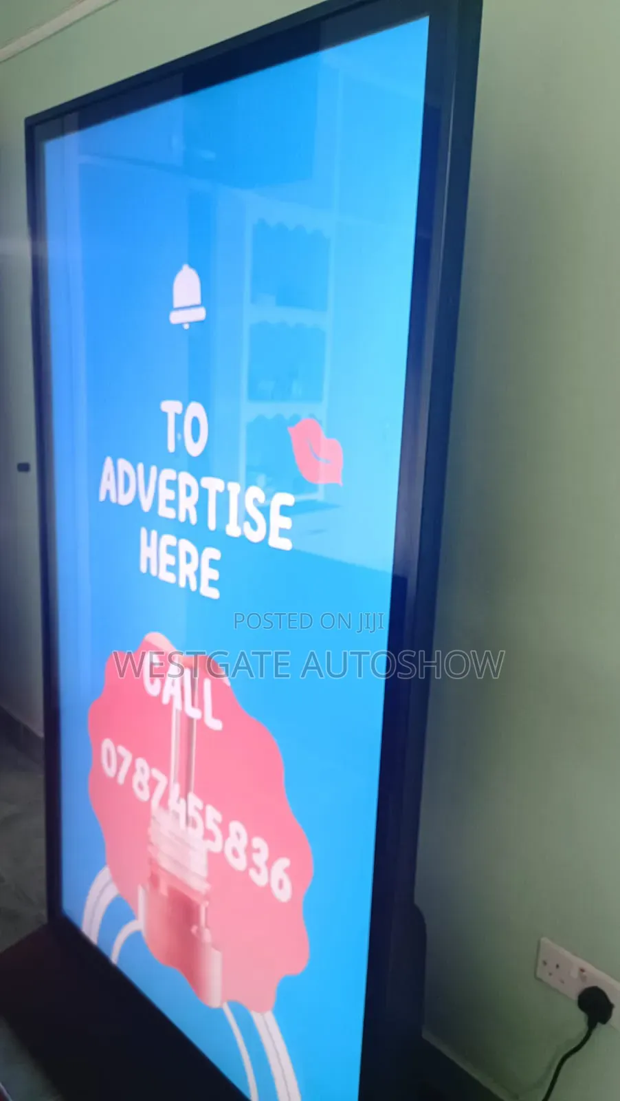 Advertising Screen 85" Frameless Digital Display