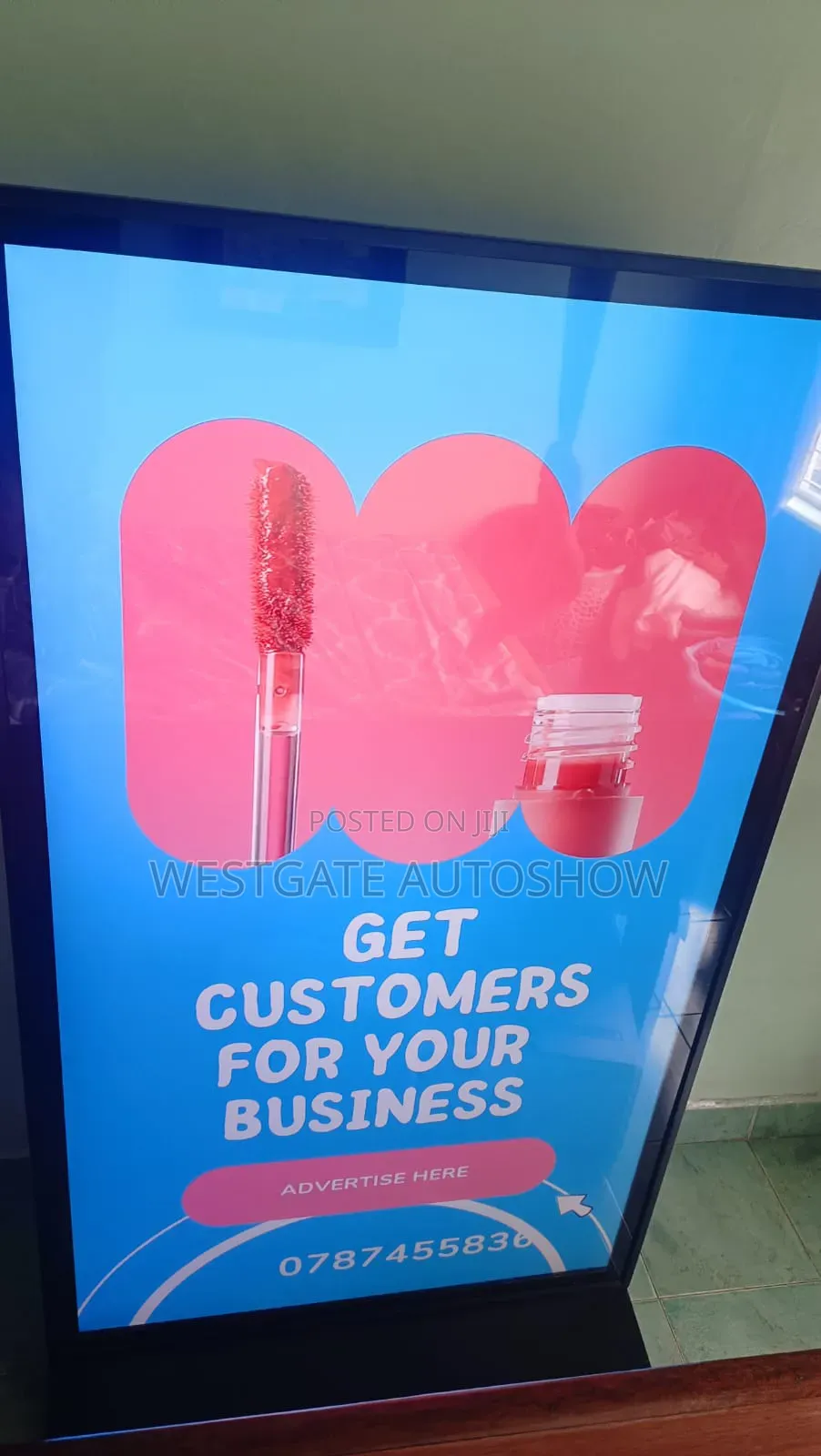 Advertising Screen 85" Frameless Digital Display