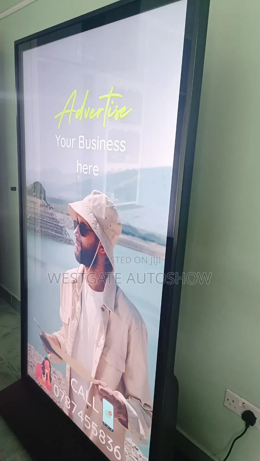 Advertising Screen 85" Frameless Digital Display