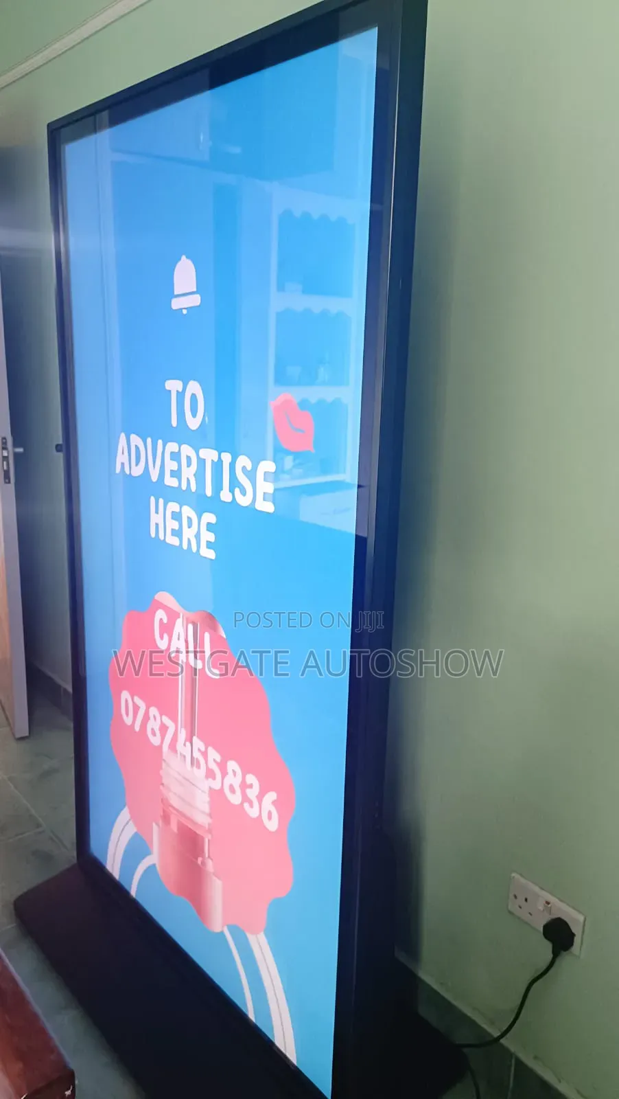 Advertising Screen 85" Frameless Digital Display