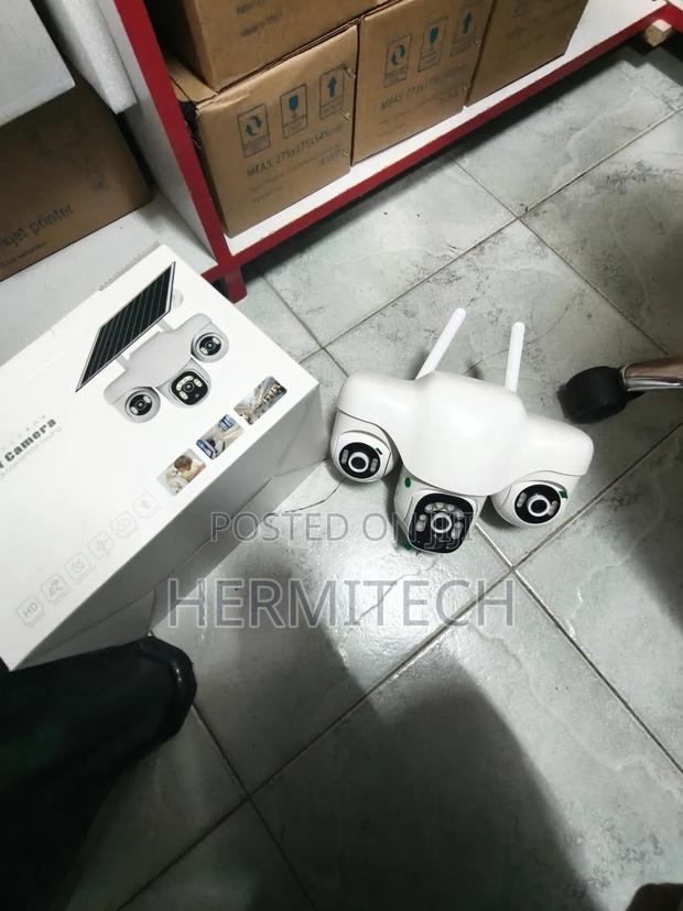 Surveillance Camera With Ai Detection Three Lens 4g Solar Camera - thumbnail 2