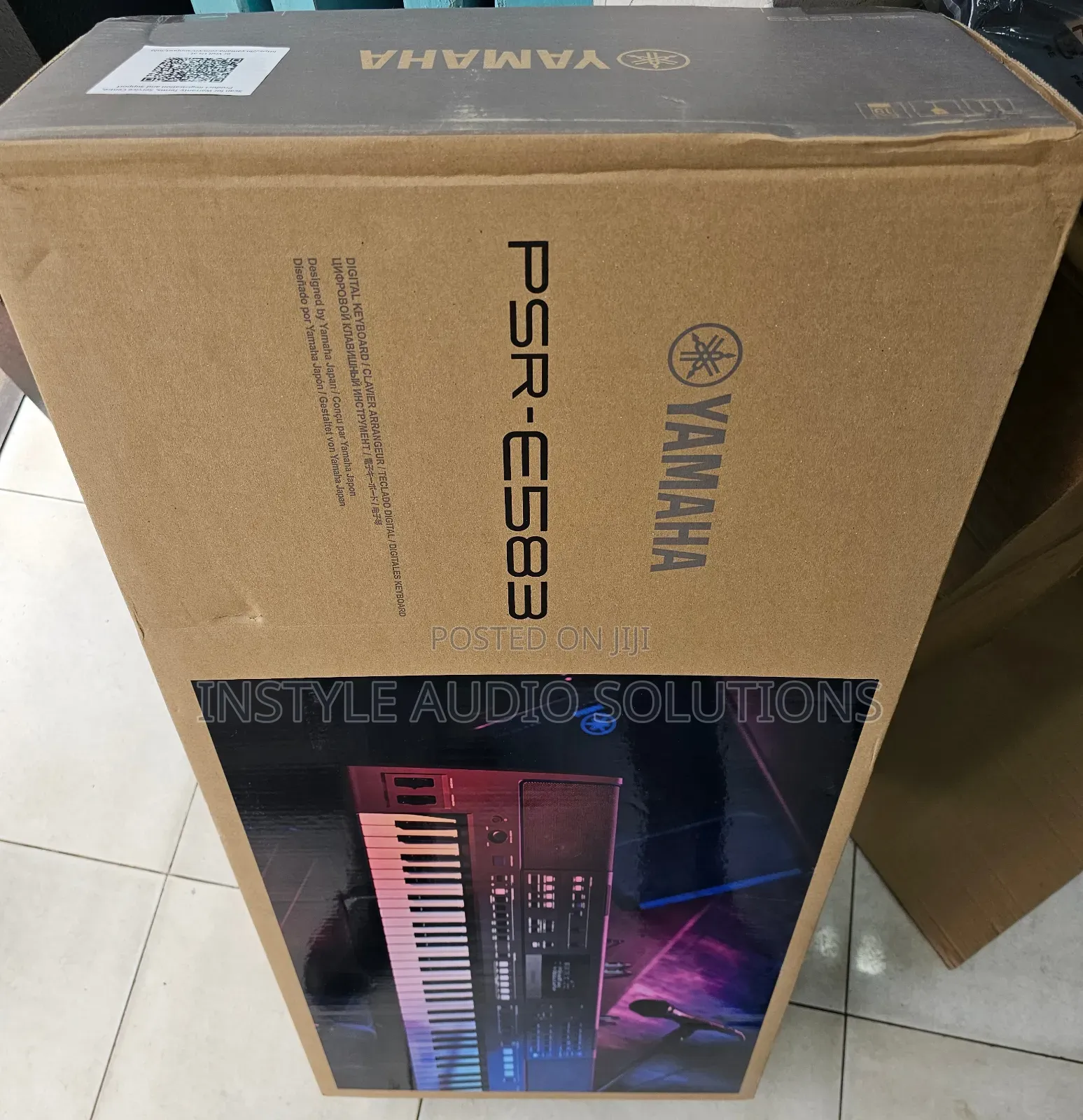 New Model PSR E 583 Yamaha Professional Keyboard Plus Power Adapter