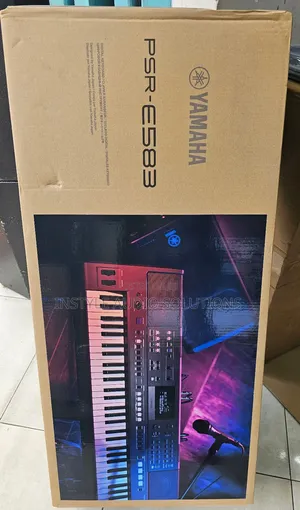 New Model PSR E 583 Yamaha Professional Keyboard Plus Power Adapter