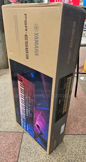 New Model PSR E 583 Yamaha Professional Keyboard Plus Power Adapter