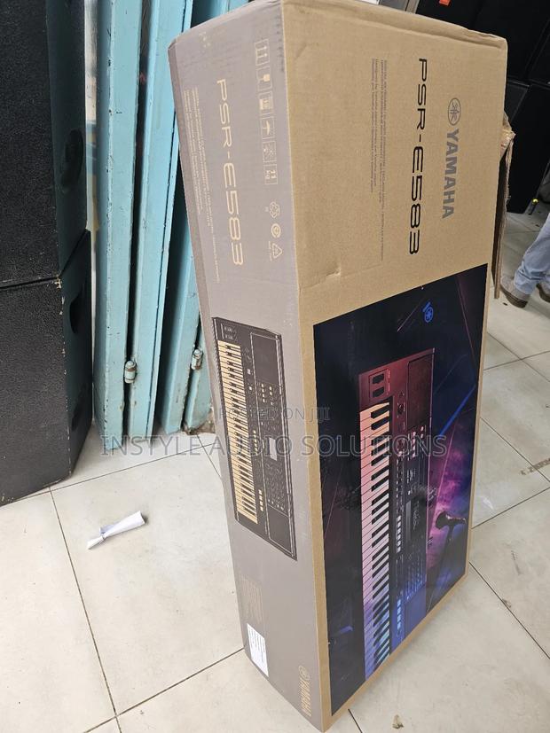 New Model PSR E 583 Yamaha Professional Keyboard Plus Power Adapter - thumbnail 6