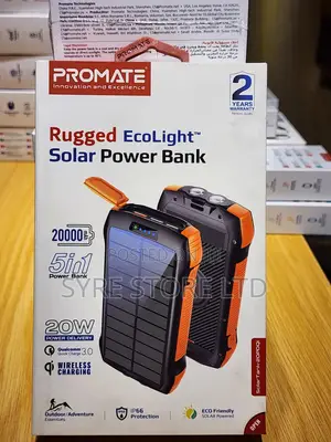 20000mah Solar Power Bank Wireless Charging – Promate Solar