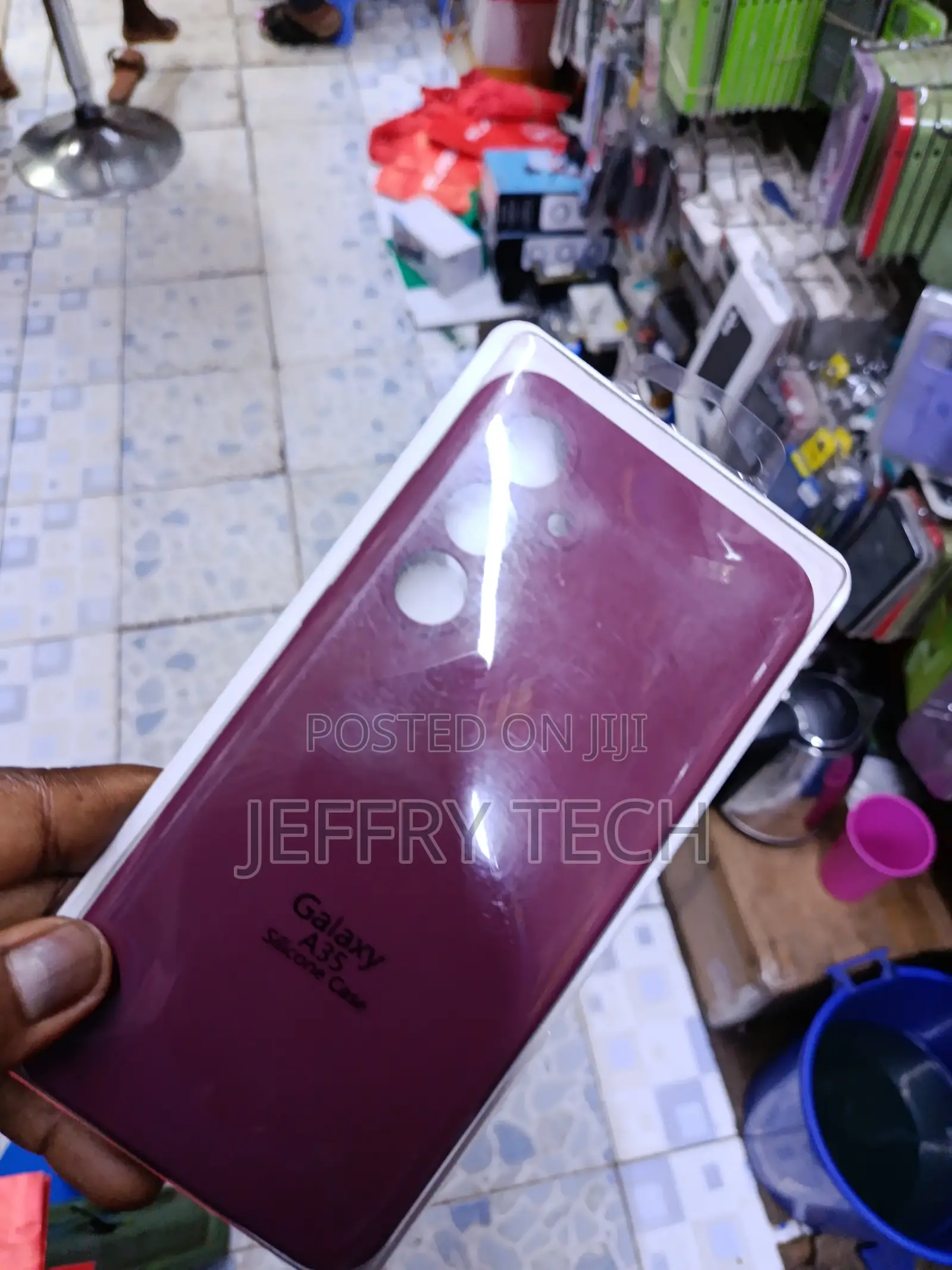 Likec Samsung Galaxy A35 Liquid Silicone Case With Fur Lining