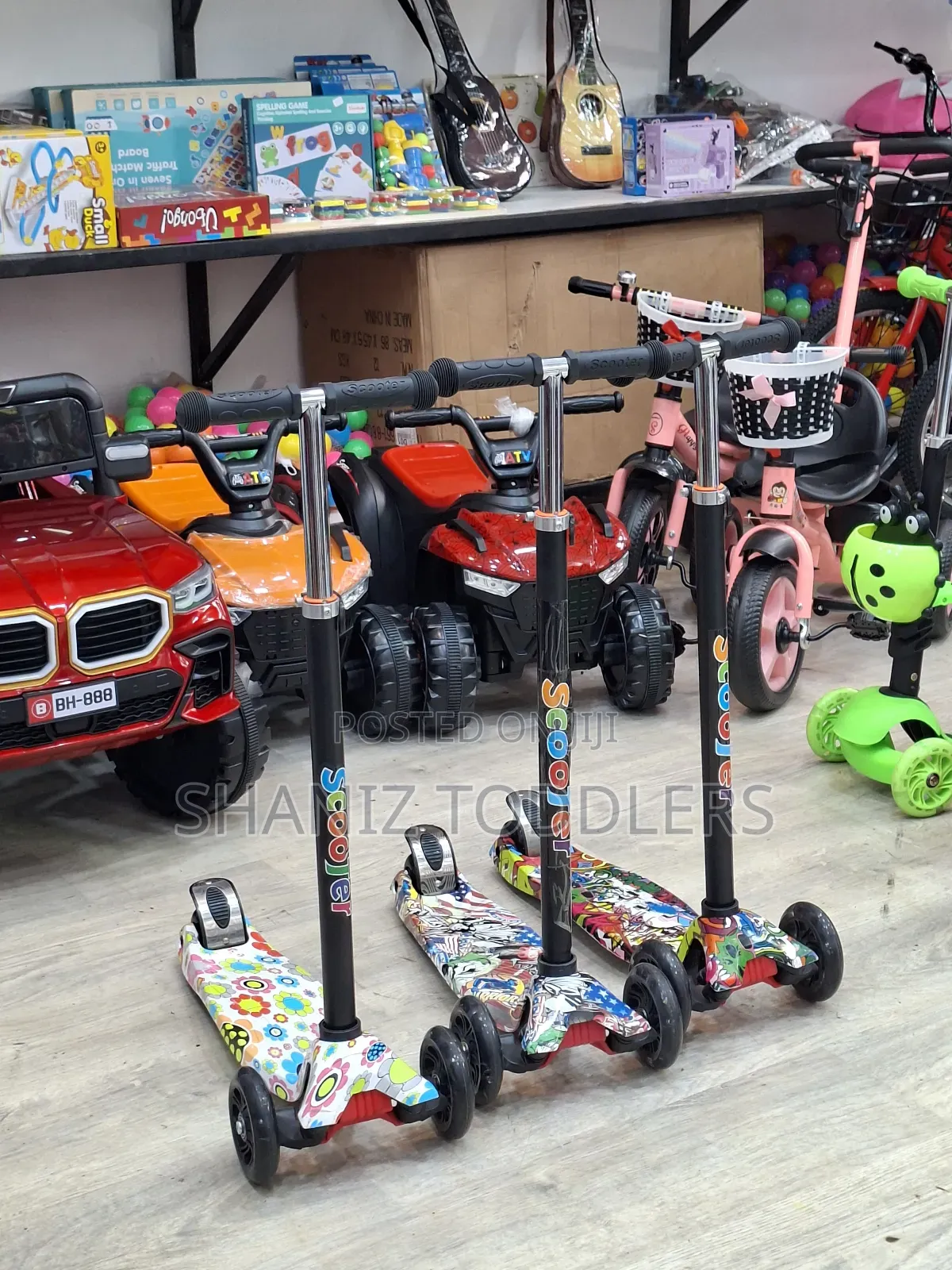 Lightweight Kids Scooter With Led Lights