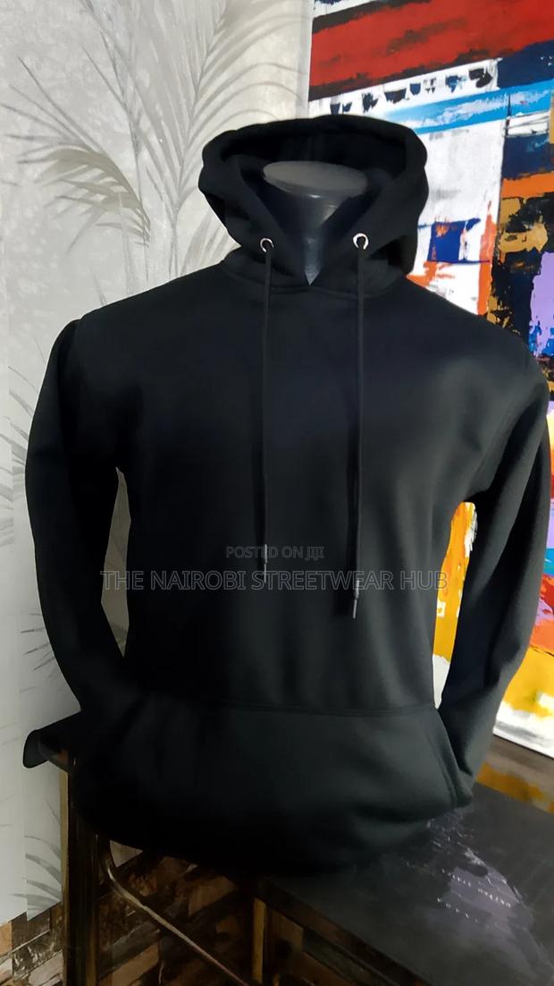 Black Quality Hoodie - main view