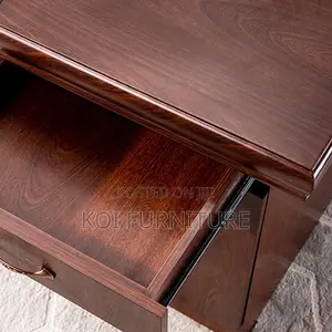Office Desk; 1.4 Meter Brown Mahogany Executive Senior Desk