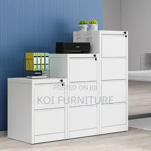 Office Cabinet; Three Drawers Steel Compact Design Cabinet