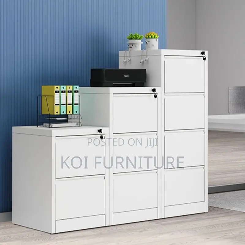Office Cabinet; Three Drawers Steel Compact Design Cabinet