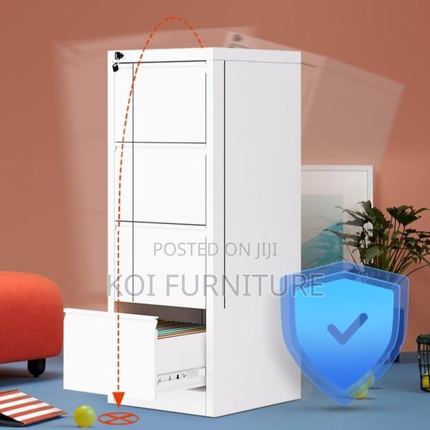 Office Cabinet; Three Drawers Steel Compact Design Cabinet - thumbnail 3