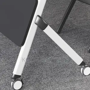Office Table; White Mobile Home Office Training Meeting Table