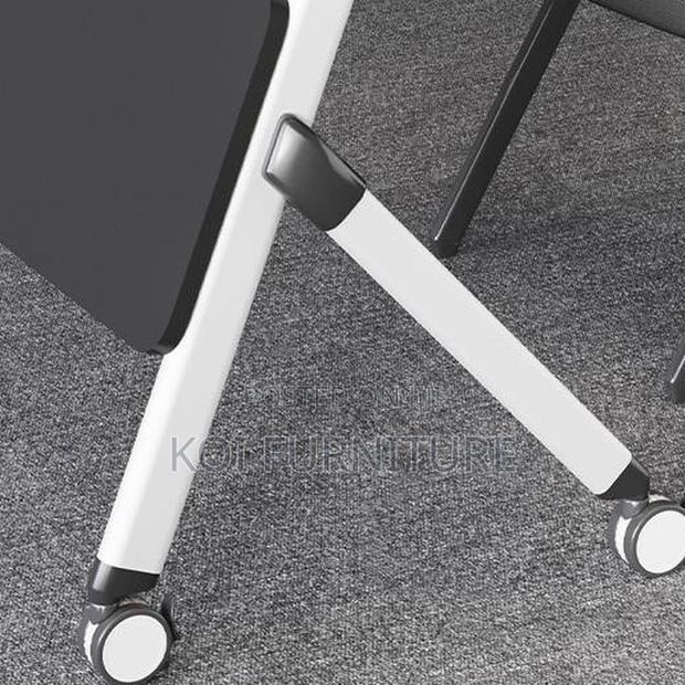 Office Table; White Mobile Home Office Training Meeting Table - thumbnail 3
