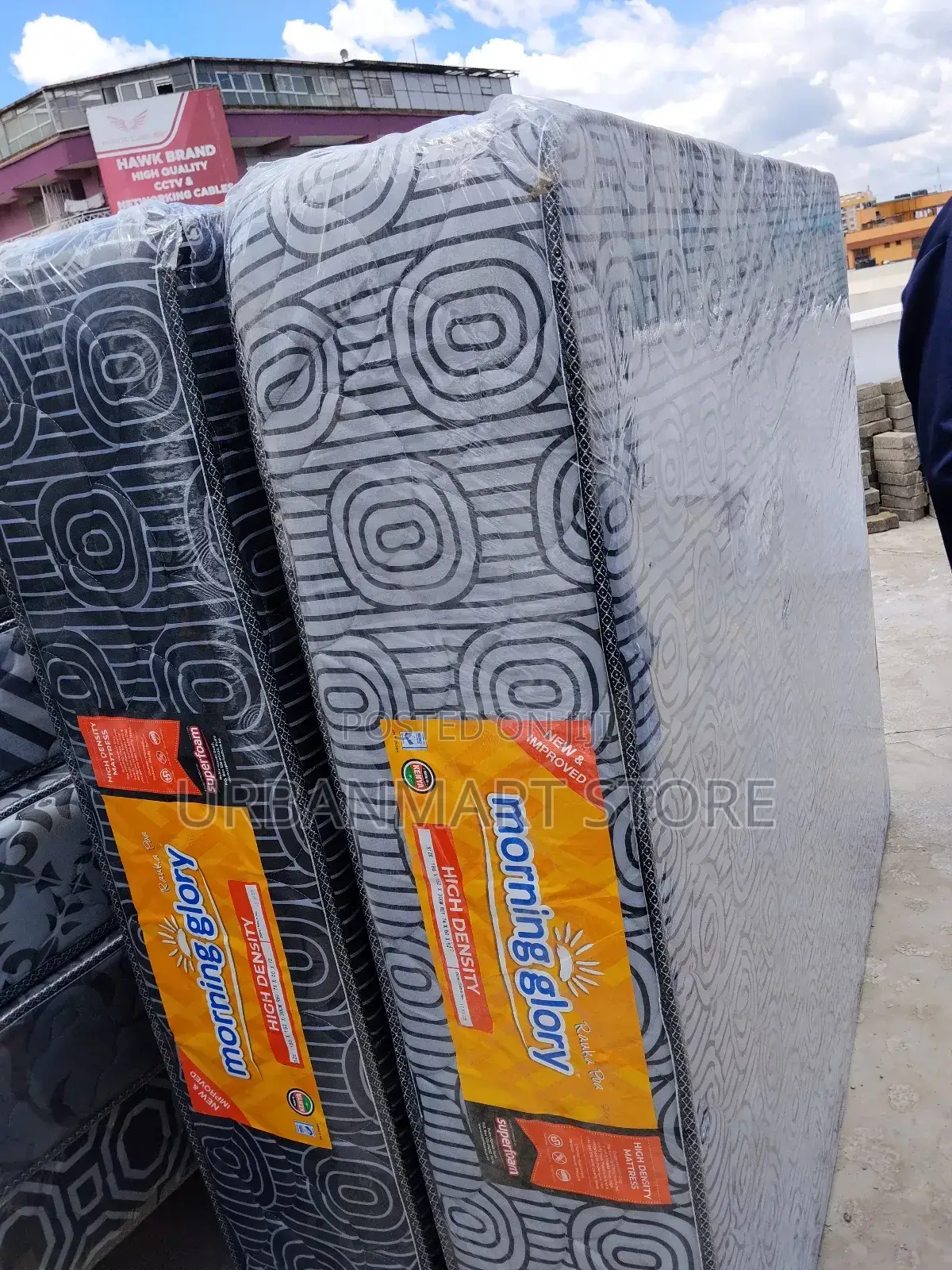 Mattress High Density 12 Inches 5×6, Foam Mattress, Quilted Tops