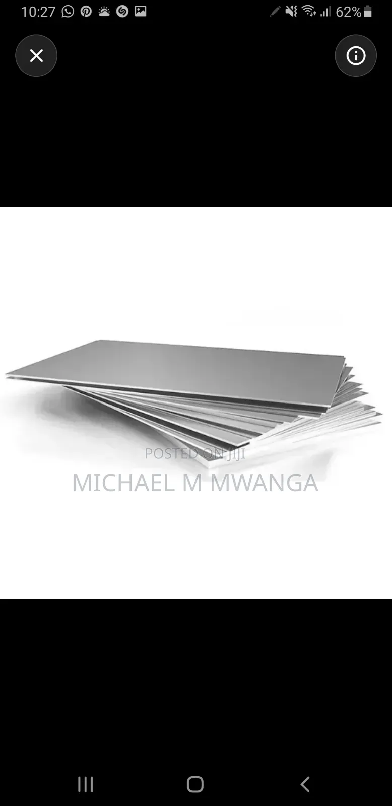 Rust Proof Stainless Steel Plate/Sheet-1.5mm ×240mm×1.2mm