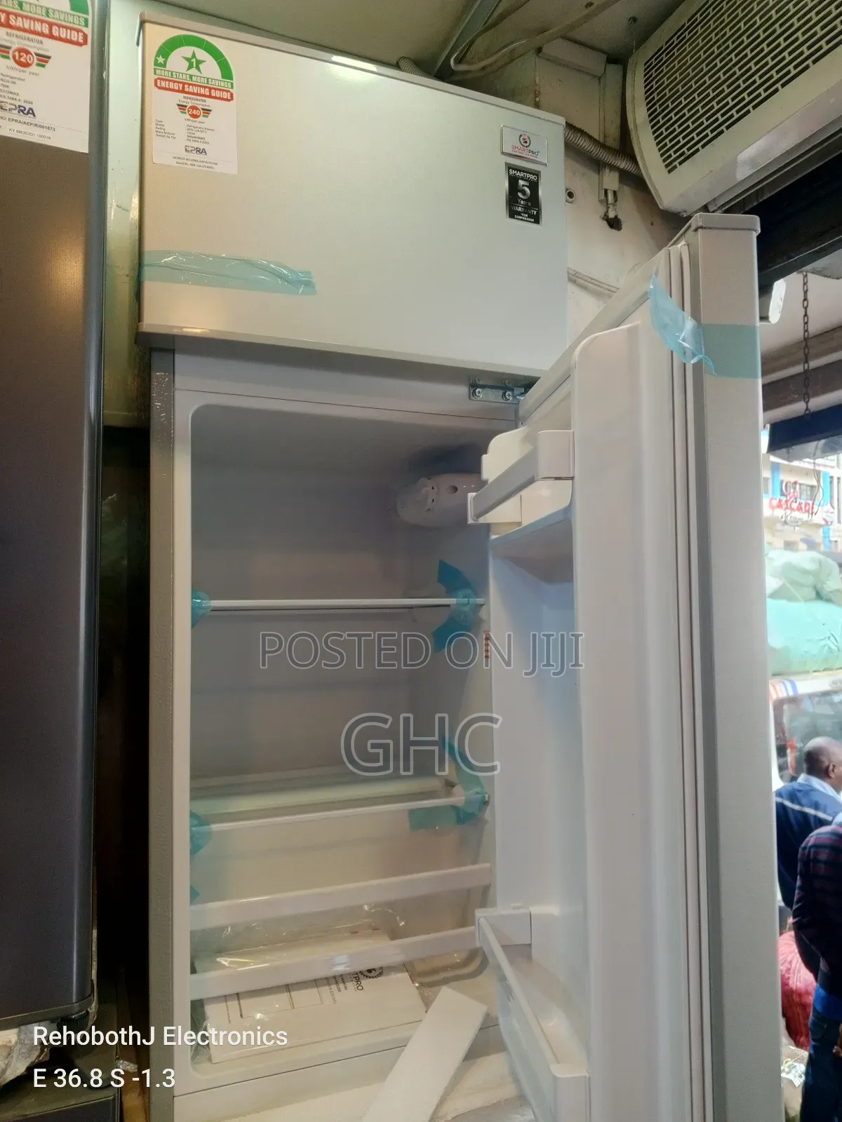 Smartpro Double Door Fridge (Brand New)