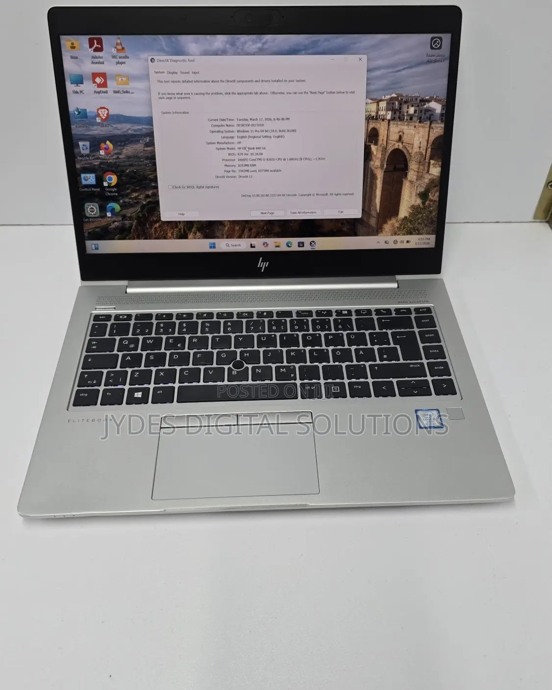 Laptop HP EliteBook 830 G6 8GB Intel Core i7 SSD 256GB