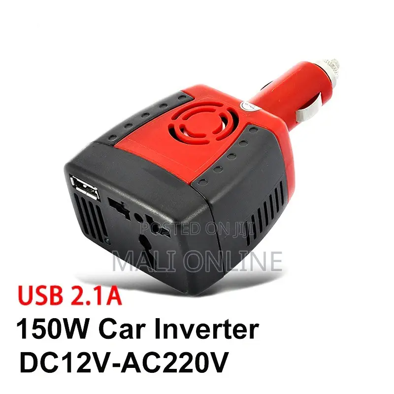 150w Car Power Inverter Dc 12v to Ac 220v Converter Usb 2.1a Charger