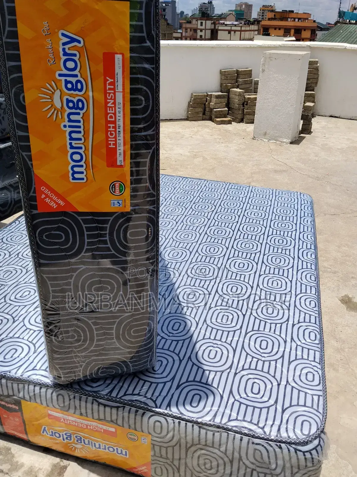 High Density Mattress 12 Inches, 5×6 Quilted Tops