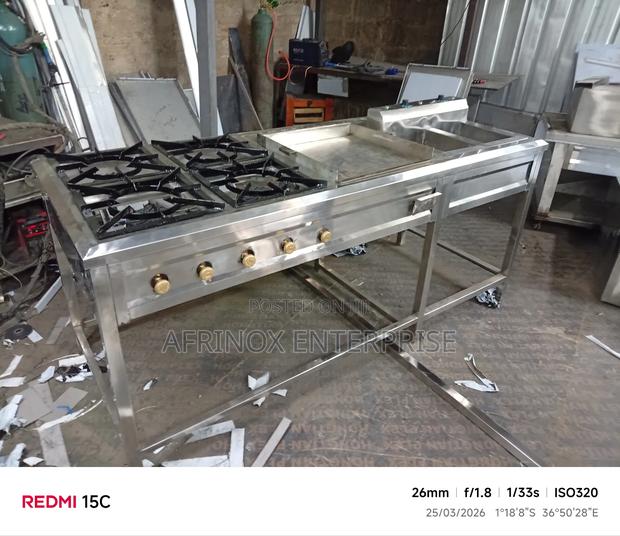 Combined Cooker Stove Four Burner - main view