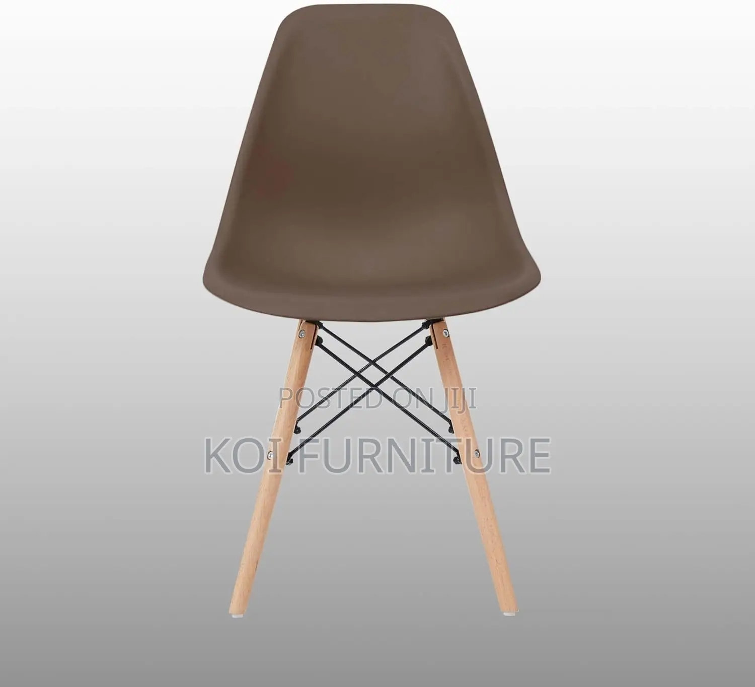 Dining Chairs; Plastic Eames Molded Home Outdoor Dining Chairs