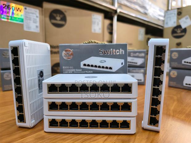 E100-8g Commando Scout E100 8ge, Unmanaged Switch - thumbnail 2