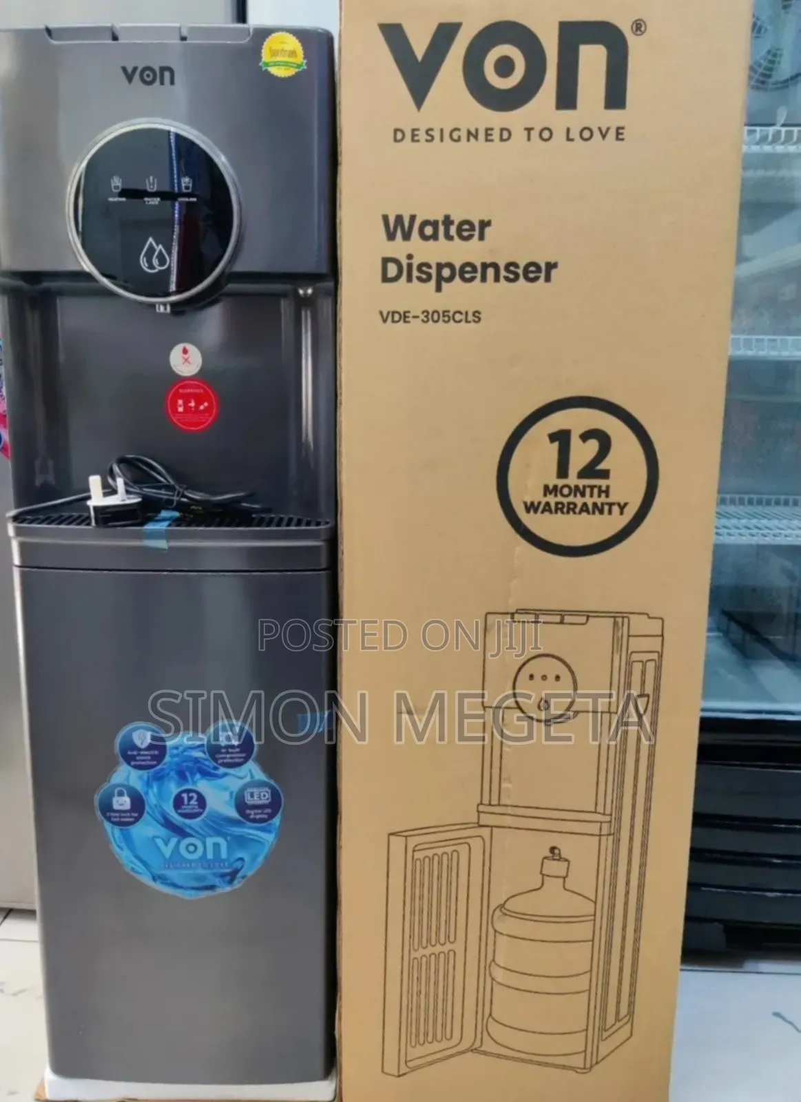 Von Hot Normal And The Bottom Load Dispenser Available