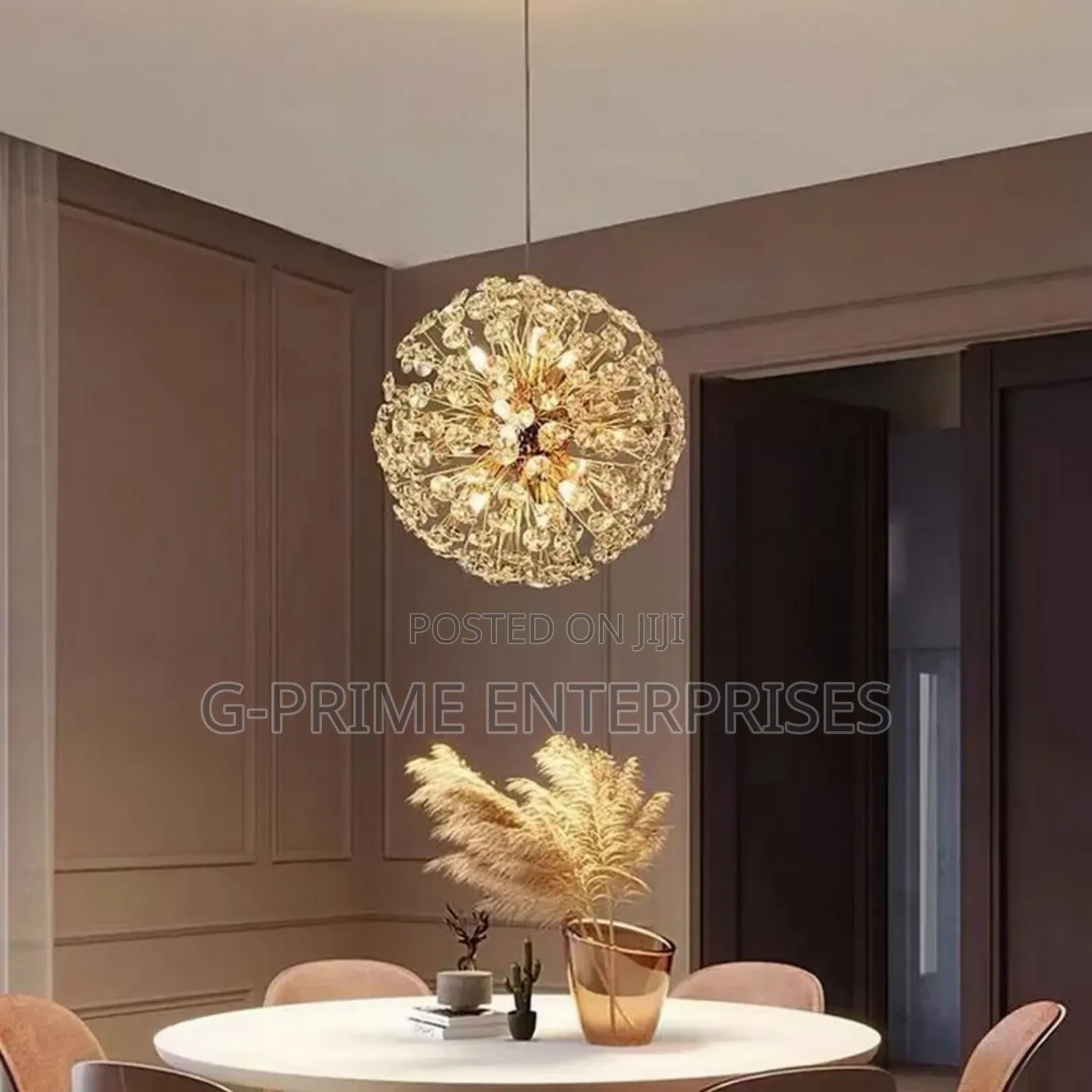 Crystal Ball Pendant Chandelier