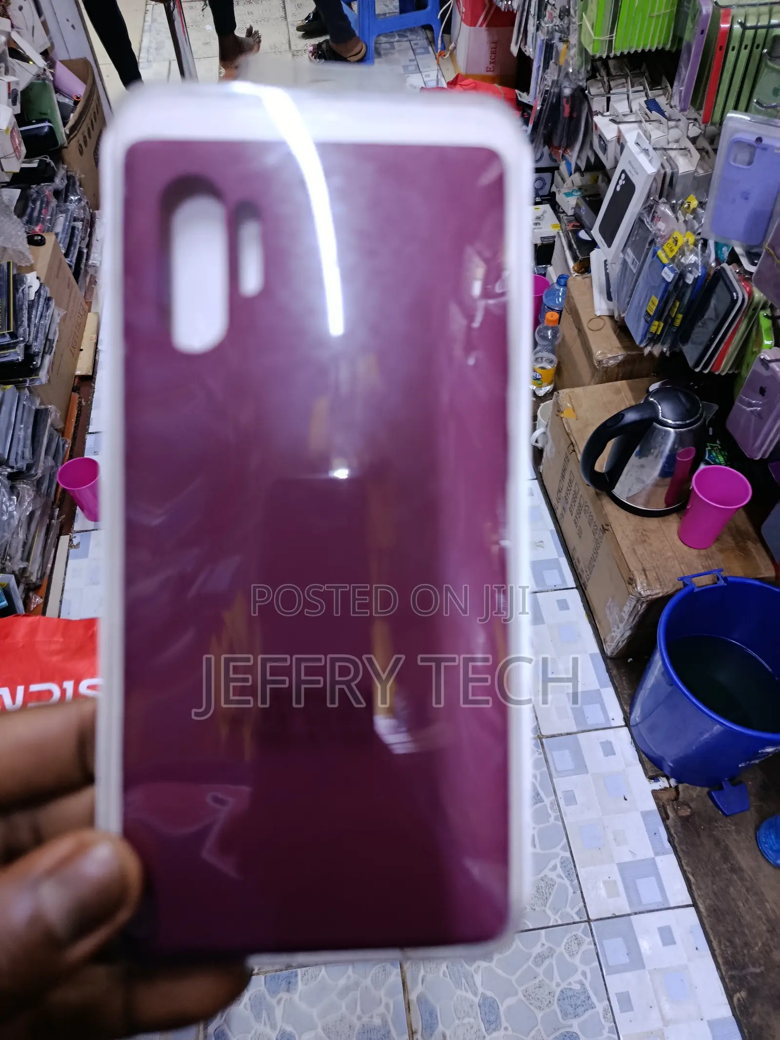 Tann Samsung Galaxy Note 10 Plus Liquid Silicone Case With Fur Lining