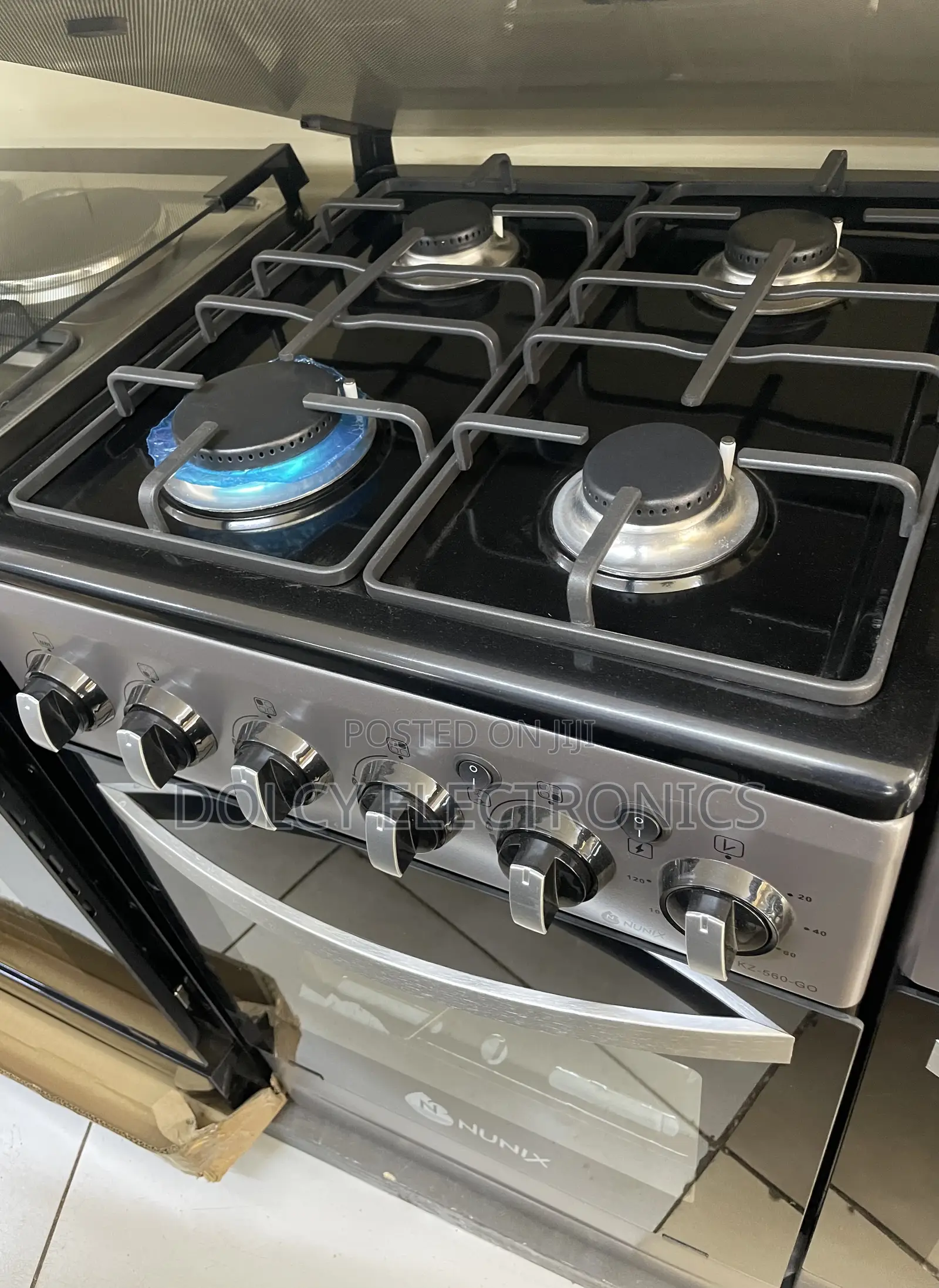 Nunix Cooker Oven 4gas Burner+Gas Oven 50×50