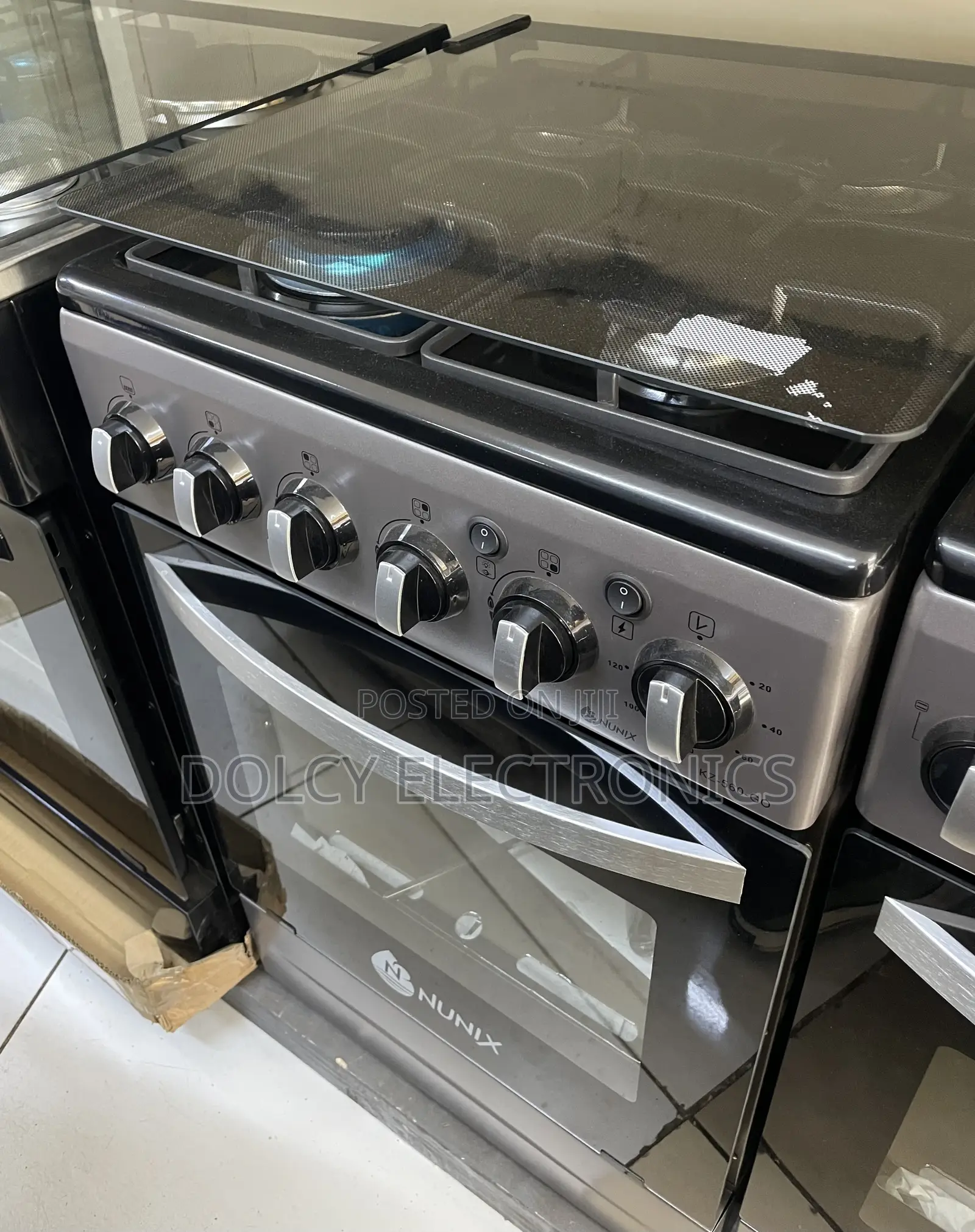 Nunix Cooker Oven 4gas Burner+Gas Oven 50×50