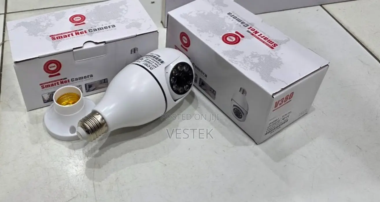 V380 Single Lens Wifi Mini Bulb Indoor Two-Way Audio Smart App Indoor