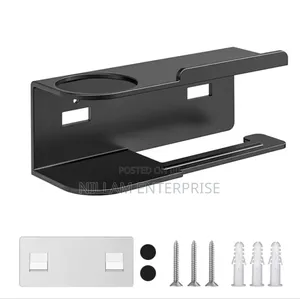 Wall-mounted Toilet Paper Holder With Shelf*