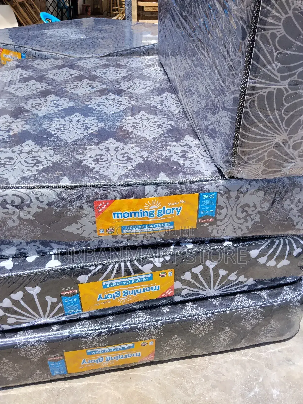 Mattress - Morning Glory Mattress, Deluxe Foam 5×6×10 Quilted Tops